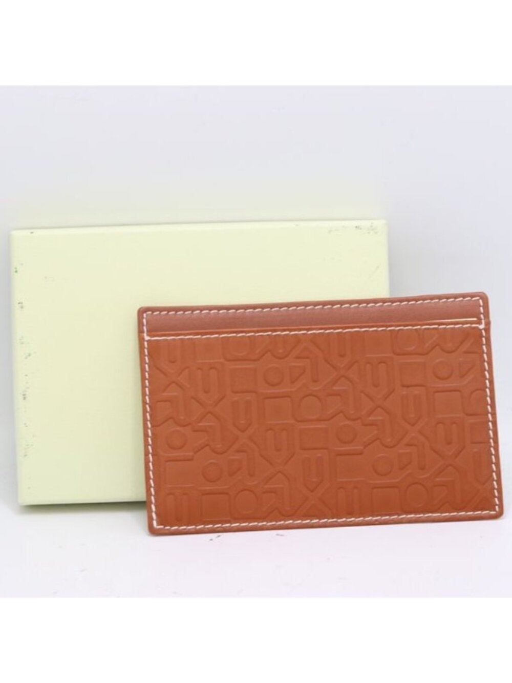 Rolex Card Case Memo Pad Brown Color